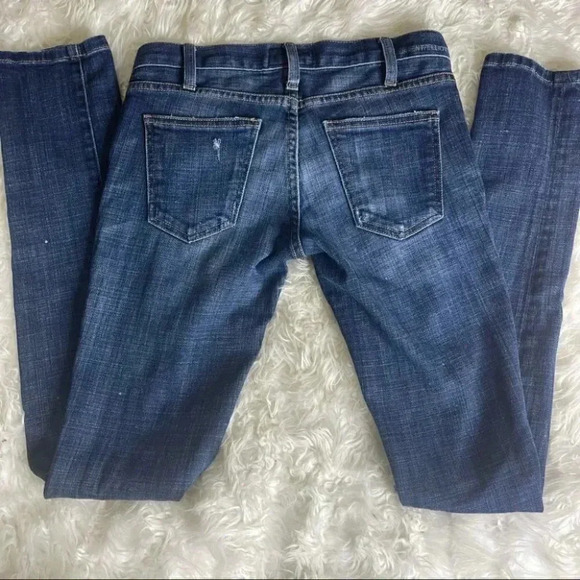 Current / Elliot The Skinny Loved Destroy Jeans Size 0 / 24 - Picture 5 of 14